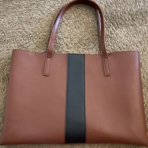 Vince Camuto Luck Vegan Leather Tote in Red Desert